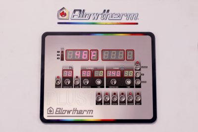 The paint booth controls at the autobody shop location for Bridgeview Motors in St. Thomas Ontario.