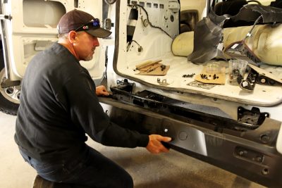 The autobody shop location for Bridgeview Motors in St. Thomas Ontario.