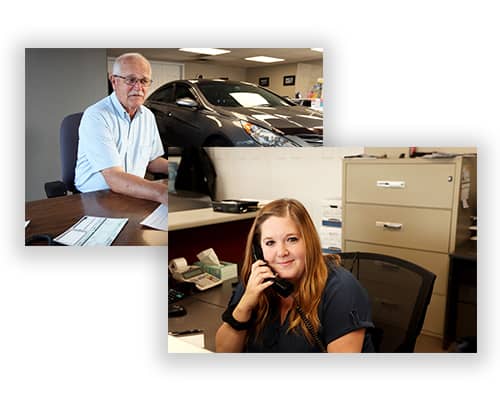 Finance and leasing office at Bridgeview Motors in St. Thomas Ontario